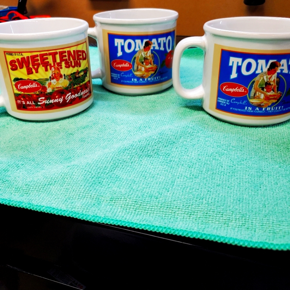 Campbell's soup cups! 3 piece